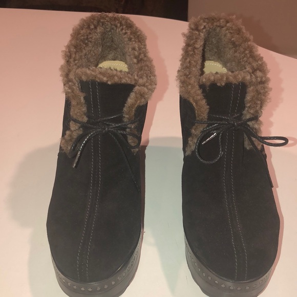 platform suede booties size 8 Rag and Bone - Picture 2 of 3